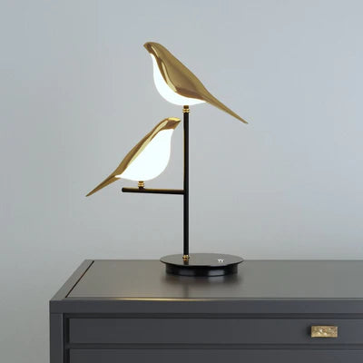 Lampe de table oiseau enchanté