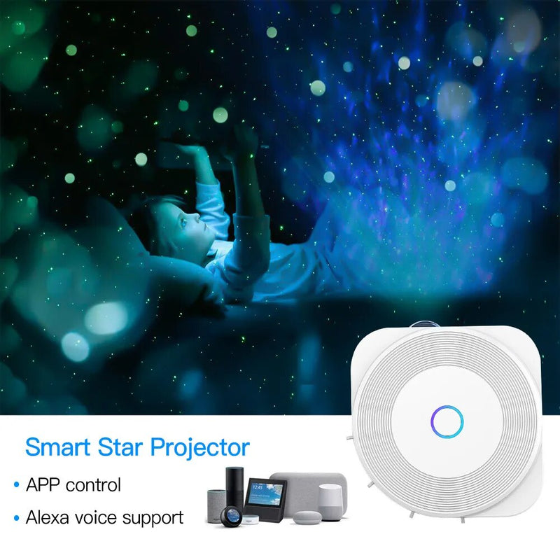Projecteur Galaxy sans fil compatible  fonctionne avec Alexa Google Home, Smart Life