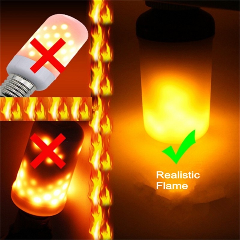 Ampoule LED Effet de flamme dynamique