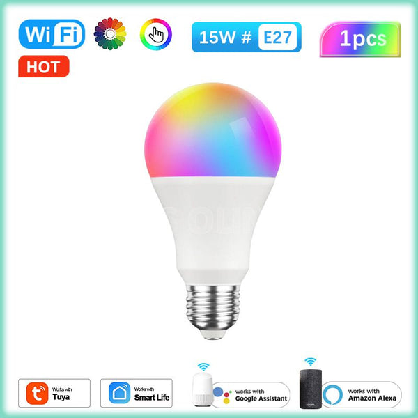Ampoule intelligente  15W RGBCW LED Light Dimmable