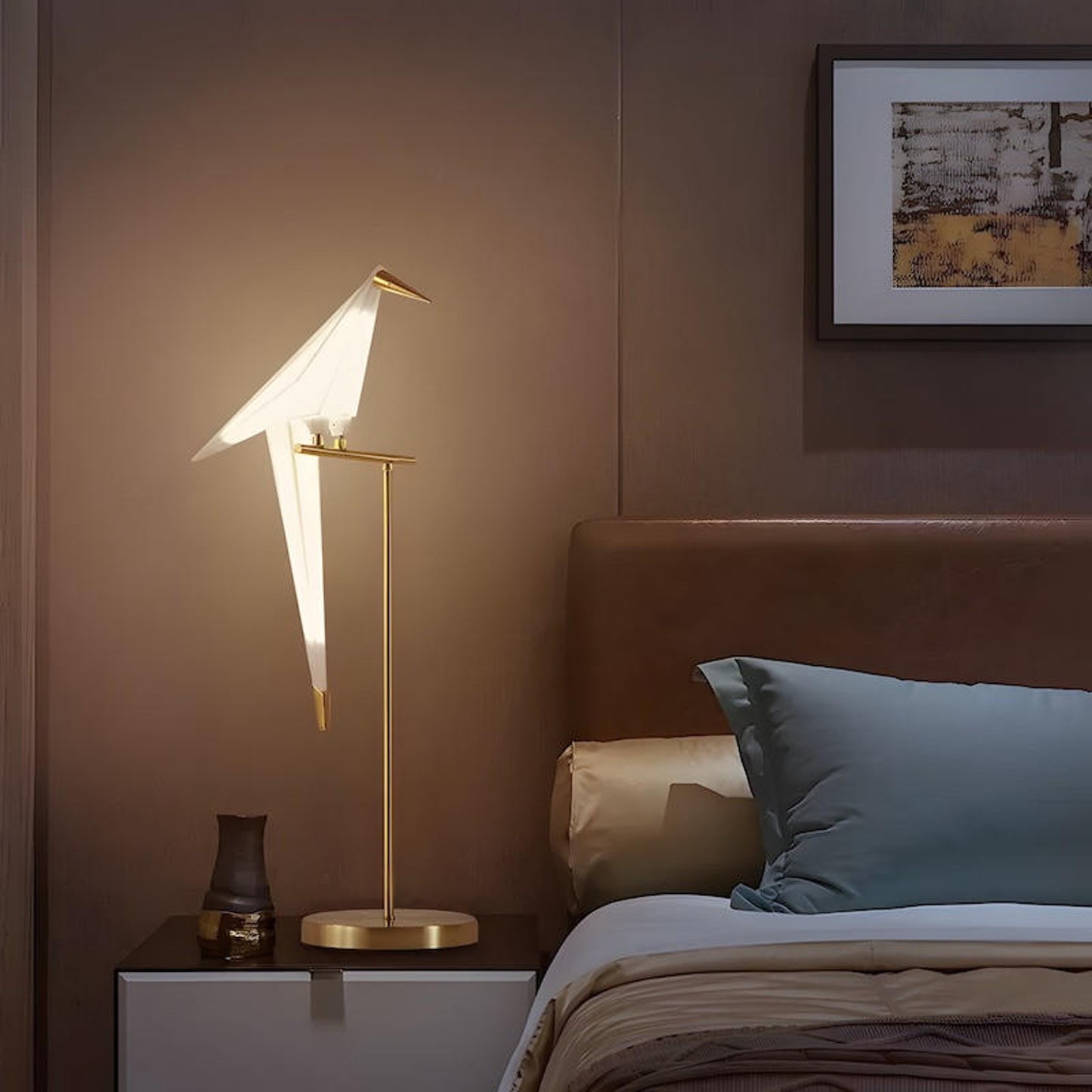 Origami Lampe Oiseau